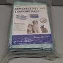 Fostanfly Washable Pee Pads for Dogs, 2 Pack Large 54"x54" Ultra-Absorbent and Leak-Proof Non-Slip Reusable Potty Training Pads for Dogs, Cats, Puppy, Potty of Add 8 Lanyards, Green