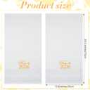 MASHAN Class of 2026 Graduation Hand Towels 3 Pack,100% Cotton Soft Absorbent Bathroom Towels,Senior 2026 Graduation Gift for Girls Boys,Gold Decorative Towels 14x30 Inch