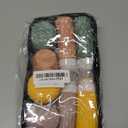 Silicone Travel Bottles for Toiletries 8 Pack Travel Size Toiletries 3.4 oz 1.7 oz, Leakproof Squeeze Travel Size Containers Refillable Cosmetic Jars Set for Shampoo, Conditioner, Creams (Green/Purple/Orange/Yellow)