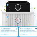 (2-Pack) 211+ Replacement Filter Compatible with Blue Pu-re 211+ Air Cleaner Purifier Series, 2 Stage Filtration System of H13 True HEPA and Activated Carbon Filter