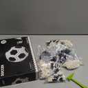 Soccer Building Block Set, Adults challenging STEM Block Decorations, Miniature 3D Educational Toys for Ages 14 15 16 and Above, (437 Pieces)