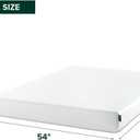 Zinus 6 Inch Full Green Tea Memory Foam Mattress [New Version], Fiberglass Free, Medium Firm Feel, Zoned Pressure Relief, Certified Safe Foams & Fabric