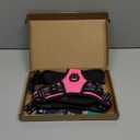 PoyPet No Pull Dog Harness, Reflective Comfortable Vest Harness with Front & Back 2 Leash Attachments and Easy Control Handle Adjustable Soft Padded Pet Vest for Small to Large Dogs (Pink, M)