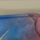 Britimes Blue Purple Bath Mat,Marble Texture Abstract Bathroom Rugs No Slip,Colorful Modern Art Washable Cover Floor Rug Carpets Floor Mat Bathroom Decorations 16x24 inches for Kitchen Bedroom