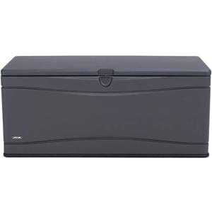 LIFETIME 60298 Heavy Duty Outdoor Storage Deck Box, 130 Gallon, Gray