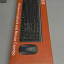 Wireless Keyboard and Mouse Combo, Full Size Keyboard and Mouse, Long Battery Life, Optical Mouse, 2.4G LagFree Cordless Mice Keyboard Set Ultra Slim Design for Computer, Laptop, PC, Mac, Windows MK358