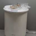 Keenray Upgraded Towel Warmer Bucket, Large Towel Warmer with 3 Heating Modes, Heat Time 30/45/60/90 Min Adjustable and Up to 24 Hour Delay Timer, Towel Heater for Oversize Bathrobes Blankets, CL1Plus (Clear White)