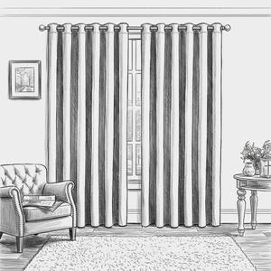 Blue curtains size 62x50