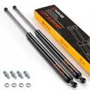 20 inch 200lb/890N Gas Struts, 20in 200 Pounds Gas Spring Shocks Lift Support Hydraulic Arms for Heavy Duty RV Bed Murphy Bed Piston Replacement Truck Bed Cover (Super Strong), Set of 2