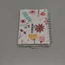 Paper Junkie Bill Organizer with Pockets - 5 x 7 In, Pink & Red with Green Accents - Floral Monthly Planner - Debt Payment Tracker & Expense Organizer