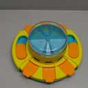 Potaroma Dog Puzzle Toy 2 Levels, Slow Feeder, Pup Food Treat Feeding Dispenser for IQ Training and Entertainment for All Breeds 4.2 Inch Height (Yellow Blue)