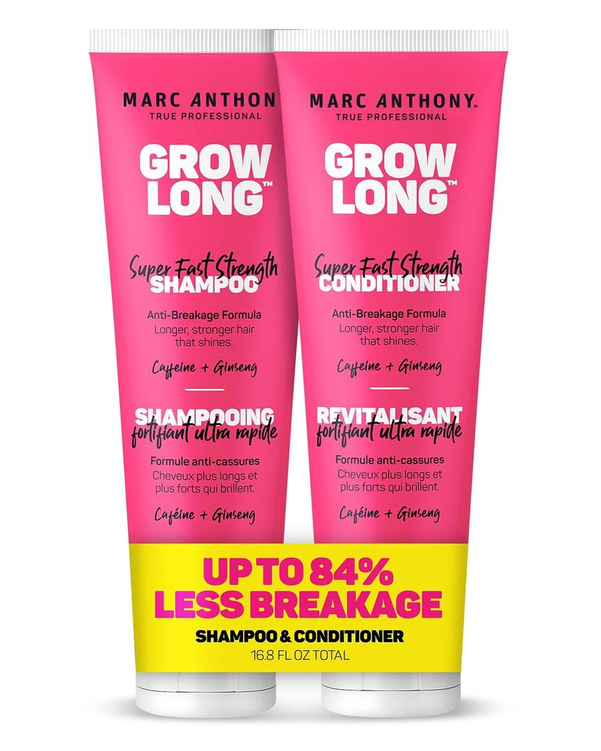 Marc Anthony Grow Long, Anti Breakage Hair Shampoo & Conditioner Set