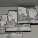 GOmaize Front Loading Black Picture Frame 11x14 Set of 3 Wall and Table Mounting