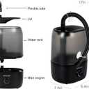 Repti Zoo 4L Reptile Humidifier, Large Reptile Mister Tank Fogger for Terrarium Vivarium