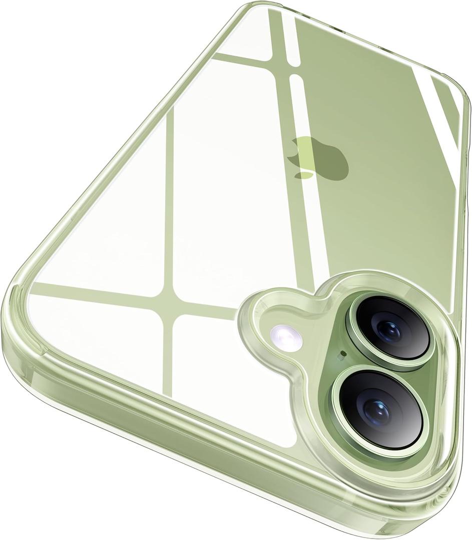 CASEKOO for iPhone 17 Case Crystal Clear, Patented Anti-Yellow & Virgin TPU, 15FT Military-Grade Drop Protection, Slim Transparent Women Men Funda para for iPhone 17 Case 6.3 Inch, Clear