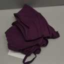 Womens Workout Sets Two Piece Cross Back Tank Top Matching High Waist Leggings Sets Gym Outfits Work Out Clothes (Medium, Dark Purple)