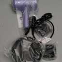 slopehill Professional Ionic Hair Dryer, Powerful 1800W Fast Drying Low Noise Blow Dryer with 2 Concentrator Nozzle 1 Diffuser Attachments for Home Salon Travel (Lavender)