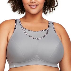 Glamorise Women's No-bounce Camisole Sports Bra Wirefree #1066 (36DD)