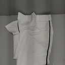 Alleson Athletic Boys Baseball Pants with Braid (White, L)