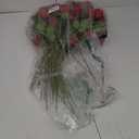 BLEUM CADE 50 Pcs Red Roses Artificial Flowers, Real Touch Velvet Roses Fake Flowers Bulk, Artificial Roses Bouquet with Long Stems Bridal DIY Wedding Party Centerpiece Decorations