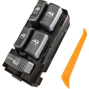 Master Driver Power Window Door Lock Switch Compatible with Tahoe Blazer S10 C/K 1500 2500 3500 Suburban Sonoma Yukon Jimmy/Escalade Oldsmobile Bravada 1995-2000 Replace 15151360 901-021
