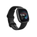 Fitbit Versa 4 Fitness Smartwatch with Daily Readiness, GPS, 24/7 Heart Rate, 40+ Exercise Modes, Sleep Tracking and more, Black/Graphite, One Size (S & L Bands Included) it Versa 4 