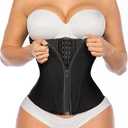 Waist Trainer Corset for Women Tummy Control Sport Girdle Hourglass Waist Cincher Body Shaper with Steel Boned XL