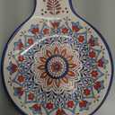 Bico Boho Totem Spoon Rest for Stove Top, Ceramic Spoon Holder for Kitchen Counter, Easy to Clean Coffee Spoon Rest Dishwasher Safe, Kitchen Cooking Utensil Rest for Ladles Spatula