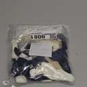 130pcs Navy Blue and Silver Balloon Garland Arch Kit with 3pcs Silver Star Balloons, Royal Blue Metallic Silver White Balloons for Birthday Baby Shower Wedding Graduation Party Decorations