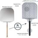 Pizza Peel 12 inch with Long Foldable Handle  Aluminum Pizza Paddle  Pizza Spatula or Pizza Turning Peel  Pizza Oven Accessories  For Baking Dough, Bread and Pastry, NNU-PP-12-PRO