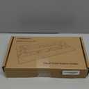 Decorative Marble Hand Towel Holder for Bathroom Disposable Paper Towels Tray Guest Towels Holder Formal Dinner, Guestrooms and Restrooms Marble Tray Vanity Tray Black Color Handle