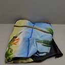 Green Frog Spare Tire Cover Beach Sunbath Hammok Relax Palm Tree Sky Weatherproof Universal Wheel Protectors Camper Tire Covers for Trailer Rv Travel(17 inch) (17" fits tire cover diameter 31"-35")