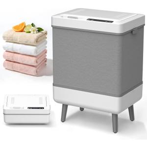 Electactic Towel Warmer for Bathroom, 35L Dryer & Heating 2 in 1 Large Towel Warmer Bucket with Aromatherapy, Temperature & Timer, Foldable Storage, Fits 3 45"x70" Towels and Blankets, Auto Shut Off