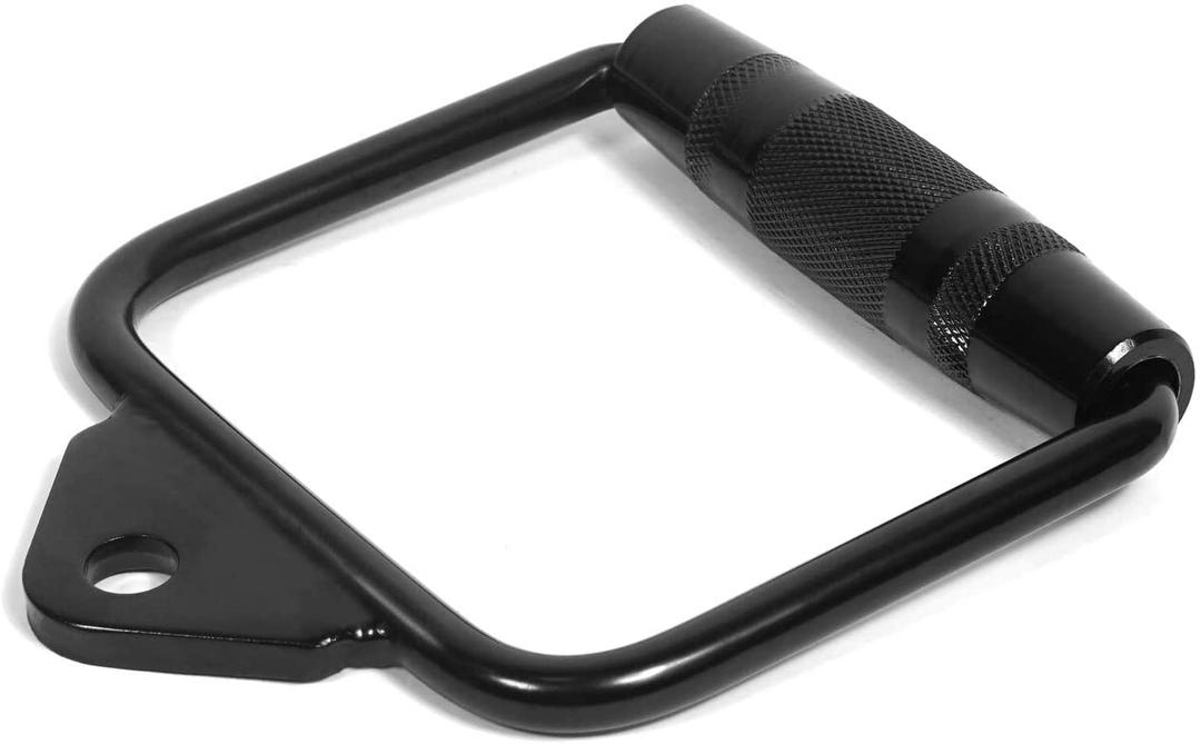 Cable Attachment, Triceps Press Down Bar | Single D Handle, Support up to 880 lbs (Black)