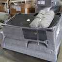 HD Design Heather Gray Sectional Couch 114" Length