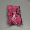 Lovelonglong Waterproof Dog Raincoat 4-Leg Full Body Dog Rain Suit with Reflective Strips & Leash Opening, Outdoor Dog Jacket for Rainy Weather (XL (back 16"), Rose red)