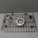 Sink Protectors for Kitchen Sink, Sink Grate Grid for Bottom of Sink, Metal Sink Rack, Bottom Basin Rack, Stainless Steel, 28" x 15"