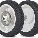 105-3036 105-3024 105-3025 Rear Drive Wheels, 8 Inch Wheels Fit for 20041 20066 20017 20068 20073 Recycler Self-Propelled Push Mower, Pack of 2