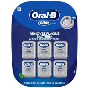 Oral-B Glide Cool Mint Deep Clean Floss, 6 Count, Glide Dental Floss