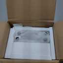 Alaterre Furniture Dorset Over-The-Toilet Storage Shelf  27" W x 37" H Space Saver Rack with Single Open Shelf for Towels & Toiletries  Minimalist Modern Design & Easy Assembly Bathroom Organizer