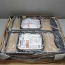 Flash Furniture Mindy Kids 5-Piece Folding Table and Chairs Set for Daycare and Classrooms, Children's Activity Table and Chairs Set, Black