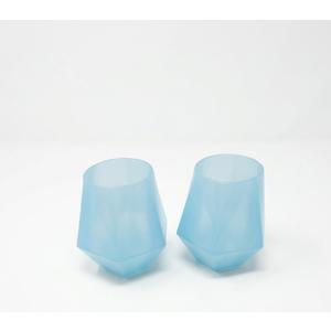 Wine2Go Diamond Silicone Wine Glasses 9oz