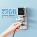 3 x Outlet Wall Mount for Blink Sync Module 2, Bracket with Short Cable(2 Pack) | No Messy Wires, Space-Saving Blink Module Mount, Easy Install, Sturdy & Secure, Works with Blink Outdoor Indoor Camera System