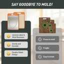 2 in 1 Stainless Steel Cutting Board with Handle Large Metal Cutting Boards for Kitchen 2025 First Apartment Essentials New Home Must Haves Things House Warming Decor Housewarming Hostess Host Gifts (Morandi Orange)