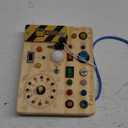 Busy Board for Toddlers - Montessori Educational Toy for 1-3 Year Old Boys & Girls | Travel-Friendly Sensory Learning Activity | Ideal for Kids with Autism(Clocks Busy Board)