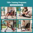 OLIXIS Ab Machine, Ab Workout Equipment for Home Gym, Adjustable Abdominal Trainer for Stomach Workout, Foldable Core Strength Exercise Machine with 440LBS, LCD Display, Knee Protection