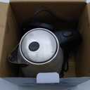 Chefman Stainless Steel Electric Kettle w/ 360 Swivel Base, Auto Shut Off & Boil Dry Protection, BPA-Free Interior and Cool-Touch Handle, 7+ Cup Capacity, 1.7 Liter, 1500W