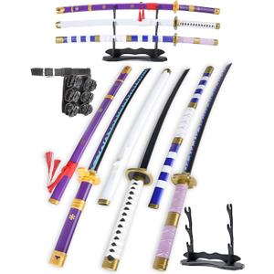 Cold Blade Katana Sword - 41 inches Katana Replica with Holster Belt and Display Stand - Sword with Authentic Design