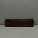 Love-KANKEI Floating Shelves Wall Mounted Set of 2, 24 Inch Wood Storage Wall Shelves for Bedroom Living Room Bathroom Kitchen Office and More Dark Walnut