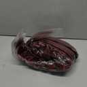 Burgundy Braiding Hair Pre Stretched with Micro Bohemian Ocean Wave Wavy Braiding Hair Red Knotless Deep Wave Crochet Curly Hair Extensions for Boho Braids (5 Packs) (26 Inch Boho Braids Set)